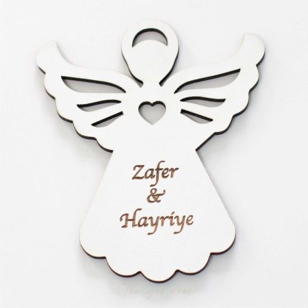 25 Adet Melek Model Mdf Düğün Nikah Kına Söz Nişan Magnet