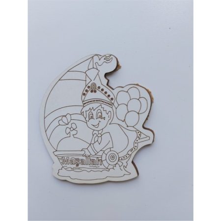 25 Adet Sünnet Mdf Bebek Magnet