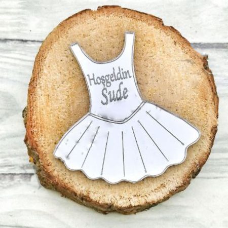 25 Adet Balerin Pleksi Bebek Magnet