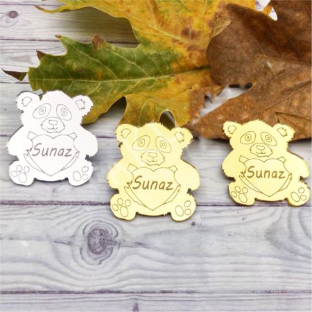 25 Adet Ayıcık Pleksi Bebek Magnet
