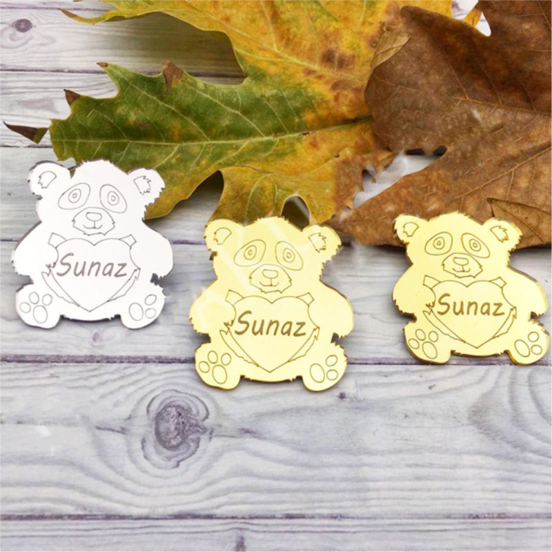 25 Adet Ayıcık Pleksi Bebek Magnet
