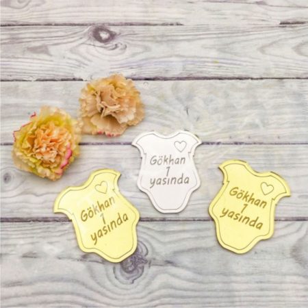 25 Adet Bebek Zıbın Pleksi Bebek Magnet
