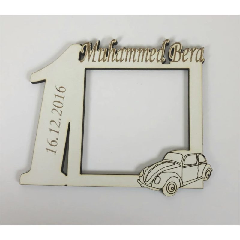 25 Adet Vosvoslu Sayı Mdf Bebek Magnet