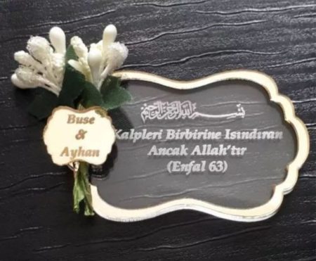 25 Adet Magnet Pleksi Süslü