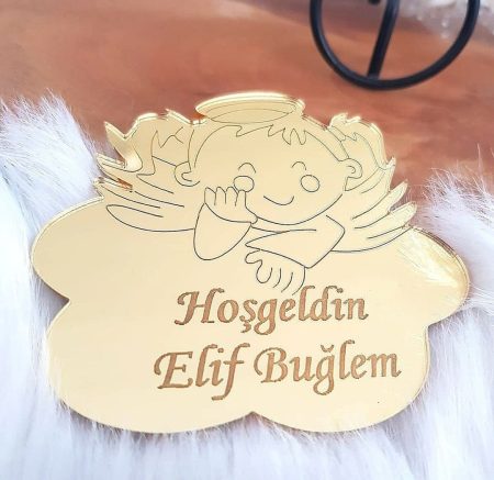 25 Adet BULUT DESENLİ BEBEK MAGNET