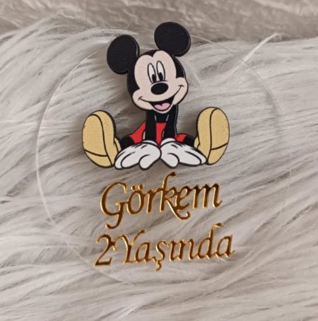 25 Adet Miki Fare Figürlü Magnet F1124