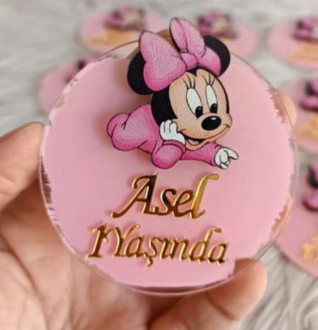 25 Adet Minnie Mouse Figürlü Magnet F1128