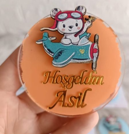 25 Adet Uçak Figürlü Magnet F1140