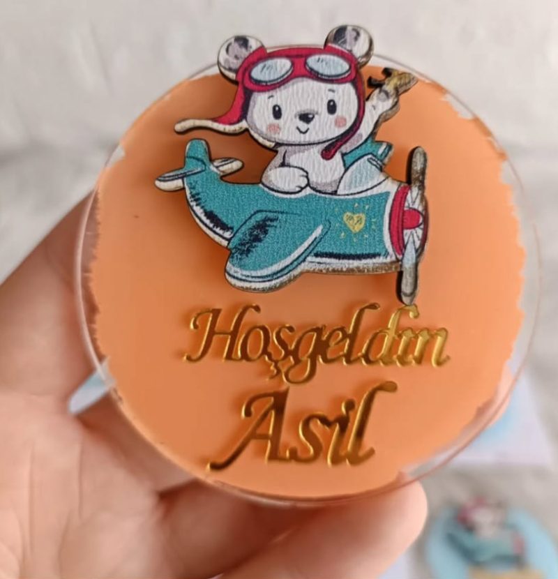 25 Adet Uçak Figürlü Magnet F1140