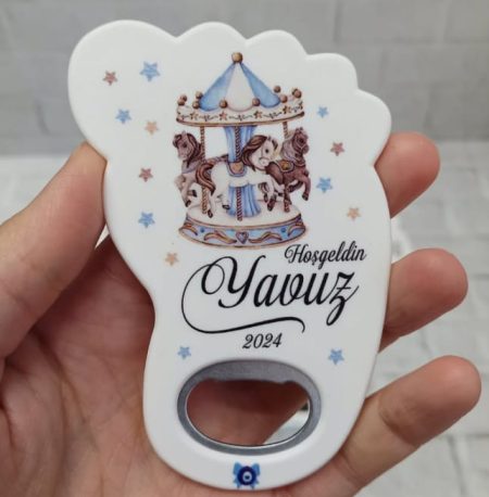 25 Adet Atlı Karınca Bebek Ayağı Açacak Magnet F1144