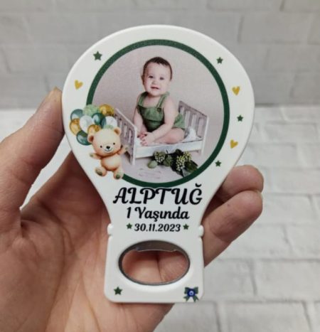 25 Adet Resimli Bebek Balon Açacak Magnet F1171