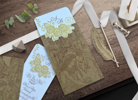 Classic Elegance Davetiye 836