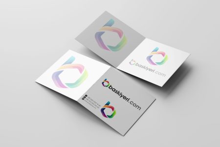 1000 Adet 20x20 cm Tek Kırımlı Broşür