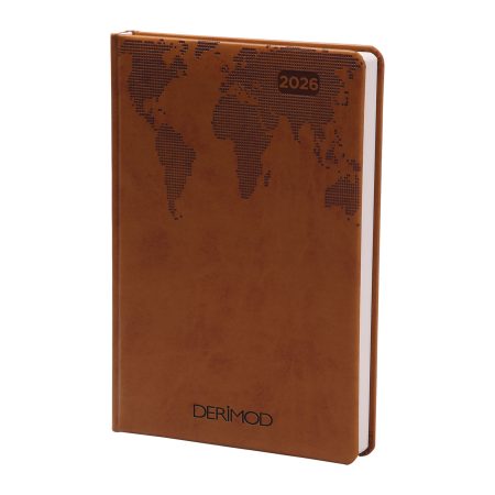 KOCATEPE KAHVERENGİ TARİHLİ AJANDA (17X24 CM)