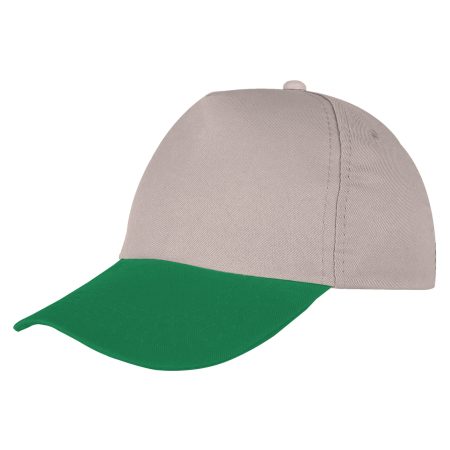 PAPATYA BEJ-YEŞİL POLYESTER ŞAPKA