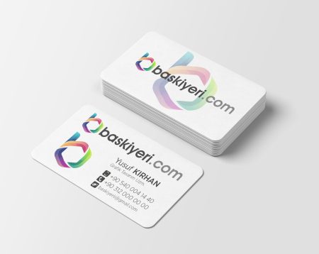 1000 Adet 350 gr. Kabartma Laklı Kartvizit