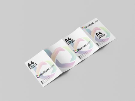 1000 Adet A4 Üç Kırımlı Broşür