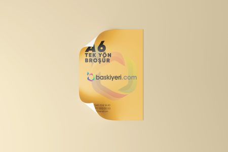 4000 Adet A6 Tek Yönlü Broşür
