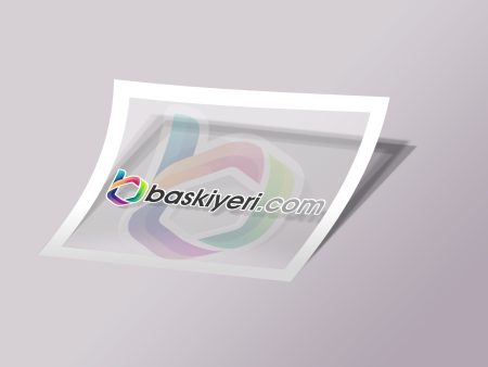 1000 Adet Şeffaf Etiket 5x8cm