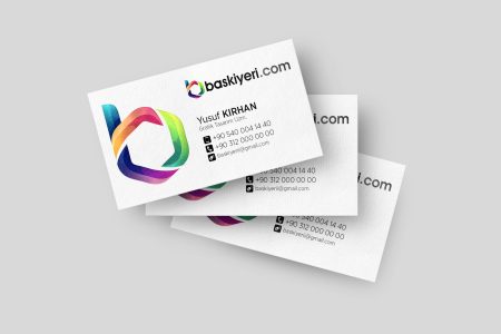 1000 Adet 700gr Dokulu Kartvizit